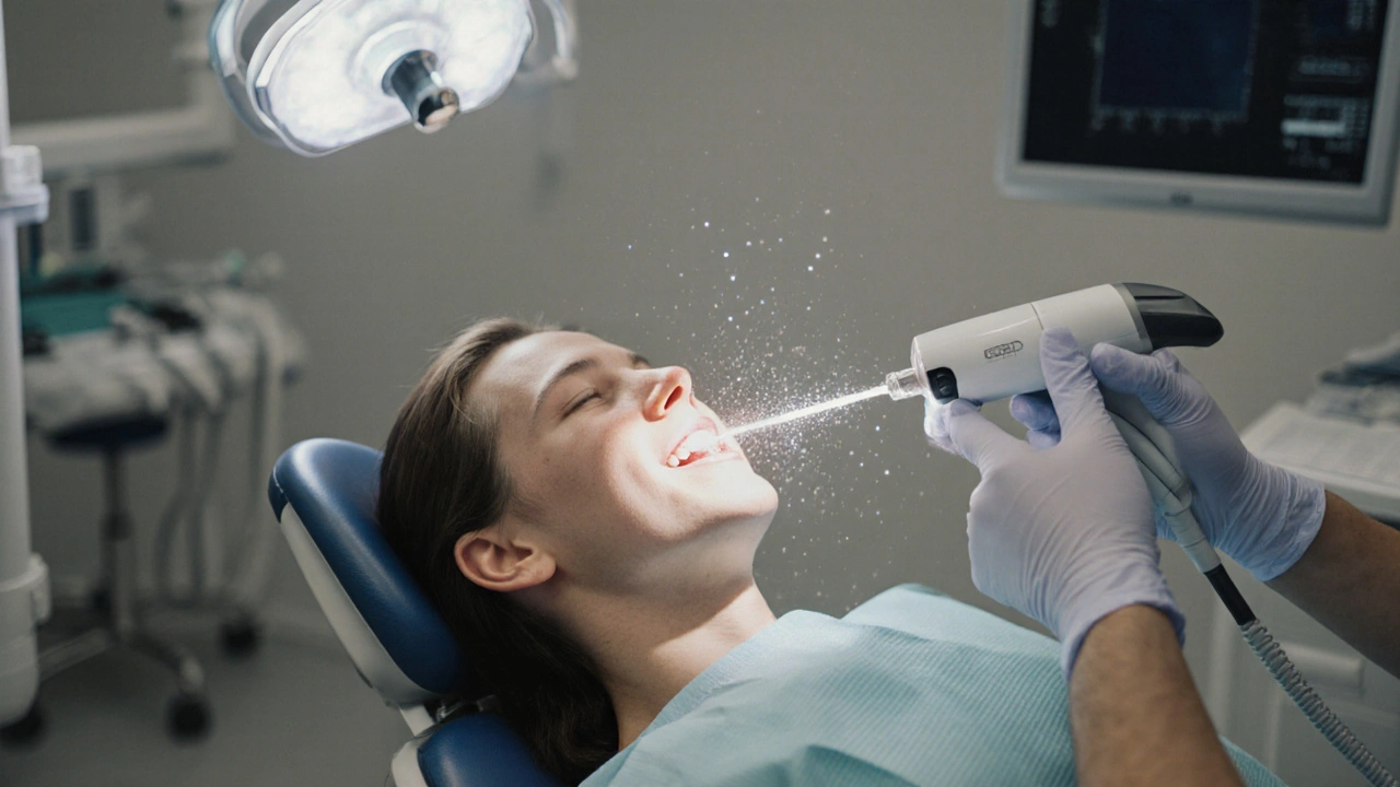 Pískování zubů: Stojí to skutečně za to? Všechno, co potřebujete vědět