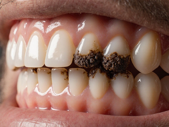Jak vypadá kámen na předních zubech a co s ním dělat