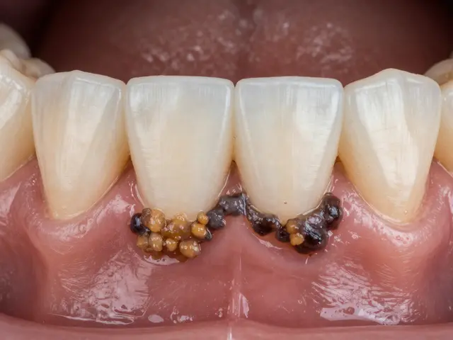 Zubní kámen pod dásní: jaké jsou příznaky a co s ním dělat?