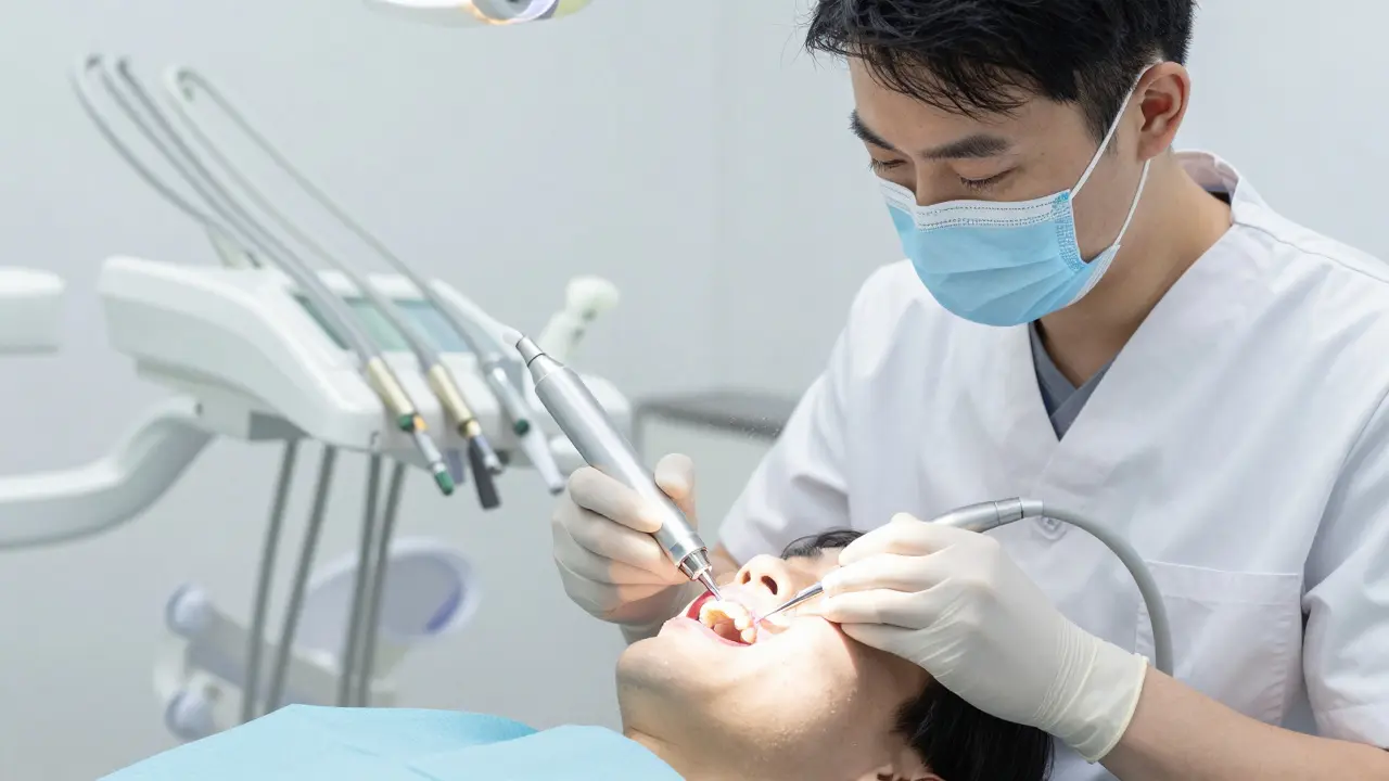 Pískování zubů: Co očekávat během a po proceduře