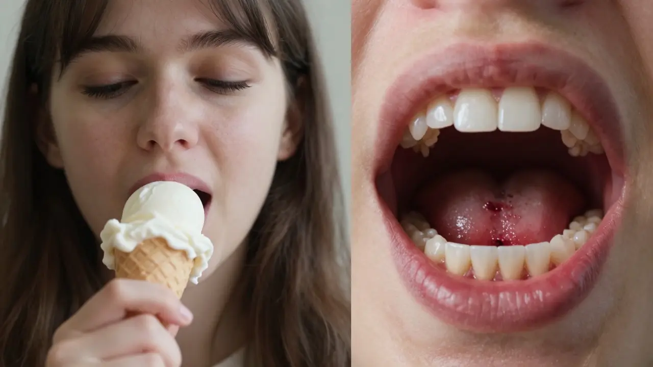 Srovnání skrytého zubního kazu a jeho důsledků v ústech