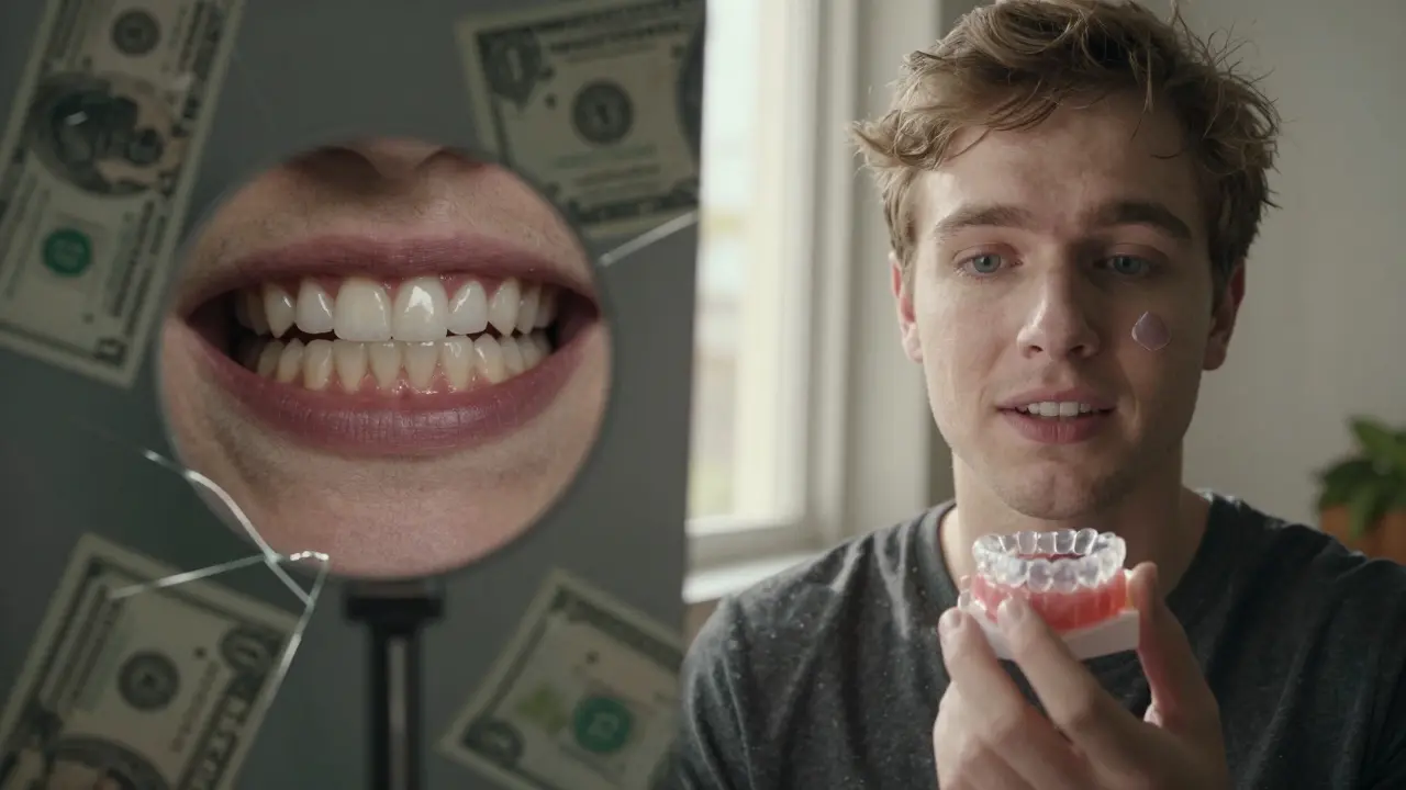 Dvě cesty k úsměvu: trvalé obložení vs. přirozená úprava s bílením a převlaky