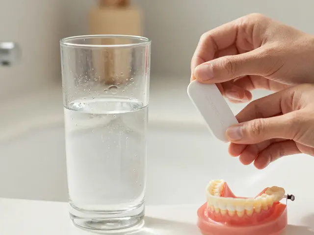 Jak používat čistící tablety Corega pro nasazovací zuby: krok za krokem