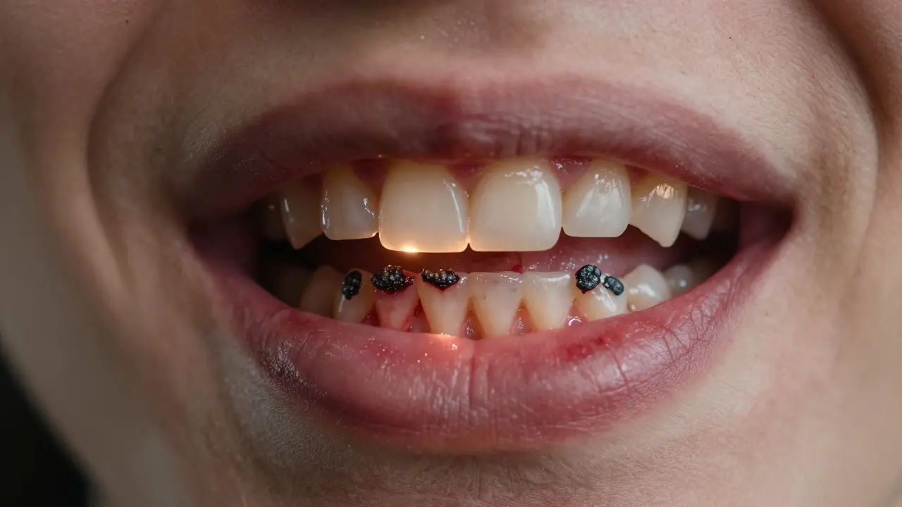 Jak černý zubní kámen ovlivňuje vaše hormony: skrytý vliv na metabolismus a stres