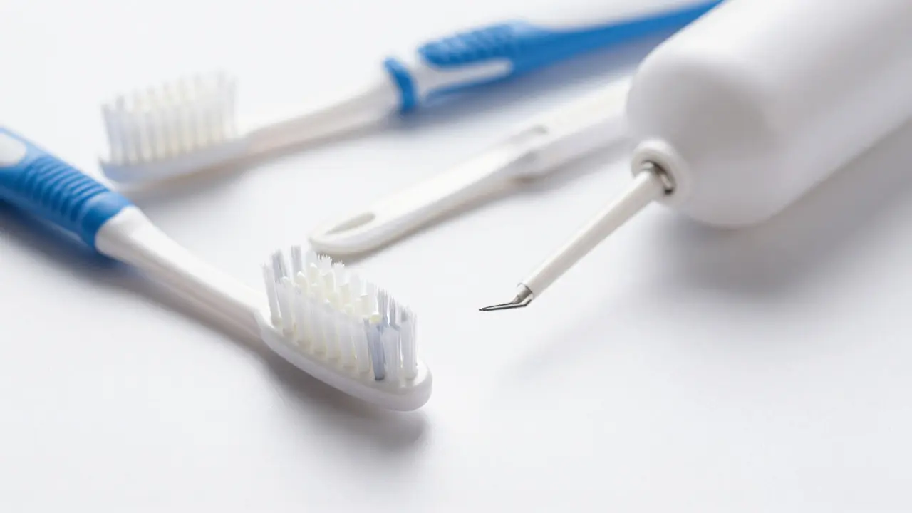 Hygienické pomůcky pro péči o keramické zuby